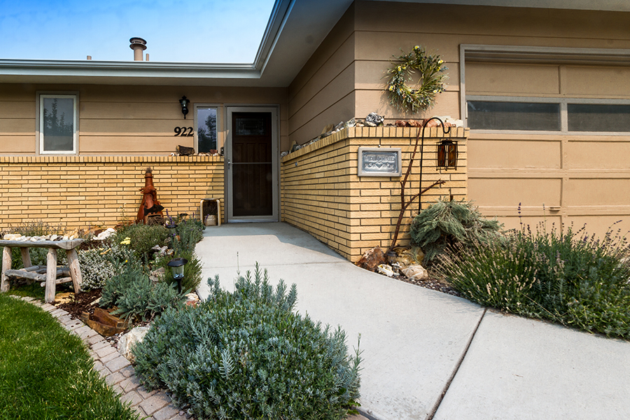 A beautiful home located in Missoula, Montana upgraded to have a zero-step entrance.